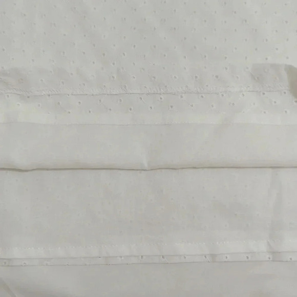 Lucky Brand Cold Shoulder Top, Color White Size M - Picture 6 of 11